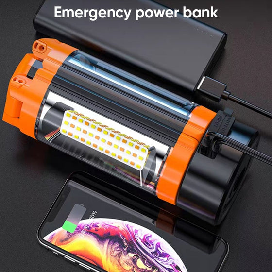 SAKER Verbesserte tragbare Campinglampe mit Stativ