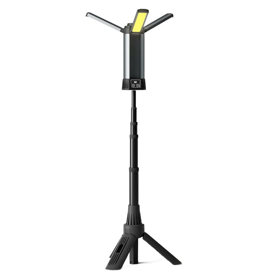 SAKER Verbesserte tragbare Campinglampe mit Stativ