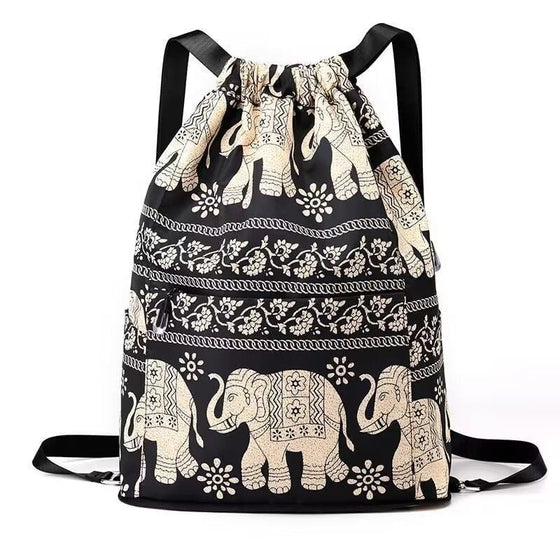Faltbarer Sportrucksack mit großem Fassungsvermögen und Kordelzug