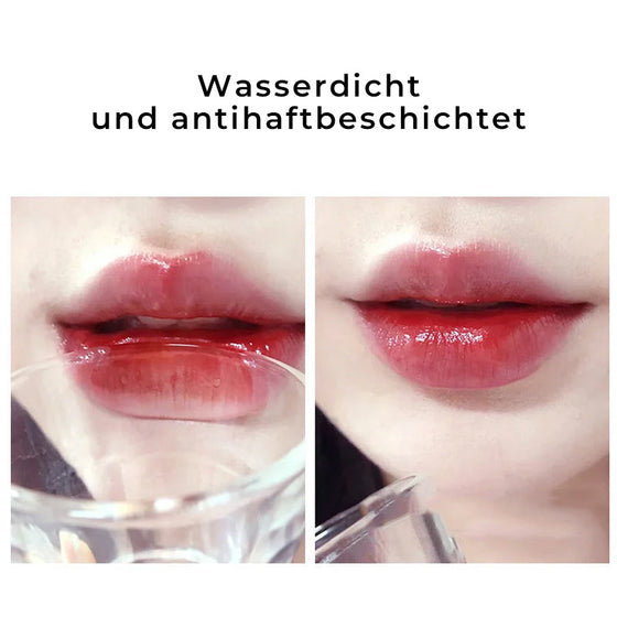 Doppelkopf-Regenmantel-Lippenstift