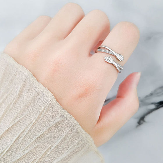 Bestes geschenk - umarmungsring