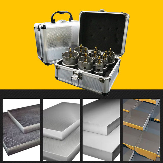 Hartmetall-Edelstahl Lochsägen-Set