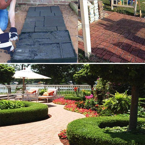 DIY Pflastern Form（36 x 36cm/45x 40cm）