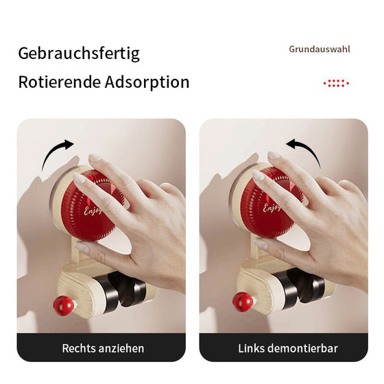 Verstellbarer Duschhalter mit Saugnapf