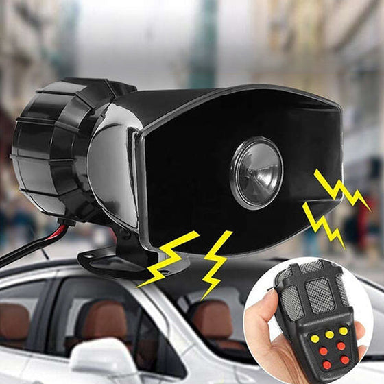 Autohupe mit Mikrofon