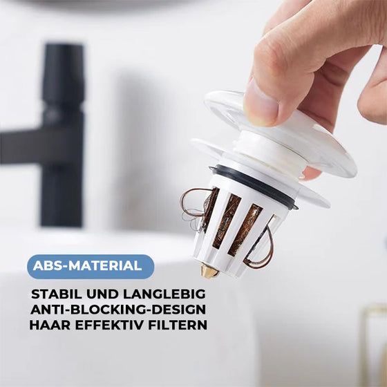 Pop-Up-Bounce-Abfluss für Waschbecken aus Keramik