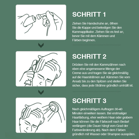 Pflanzenextrakt-Haarfärbe-Essenz