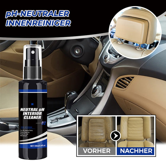 Volleffekt-Reiniger für Autoinnenteppiche aus Leder