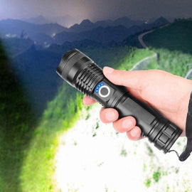 Superhelle und wasserdichte Militär-Taschenlampe mit Zoom