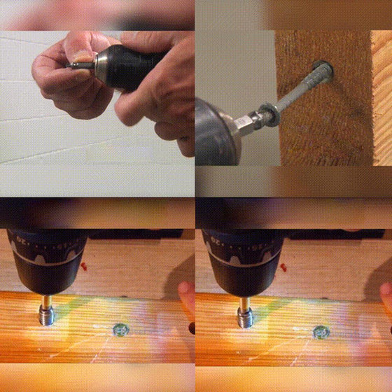 Beschädigter Schraubenausdreher, 5er-Set