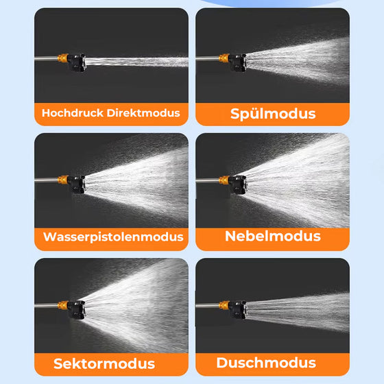 Tragbare Hochdruck-Autowaschpistole mit Lithiumbatterie