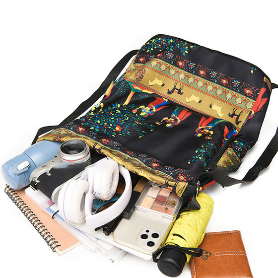 Faltbarer Sportrucksack mit großem Fassungsvermögen und Kordelzug