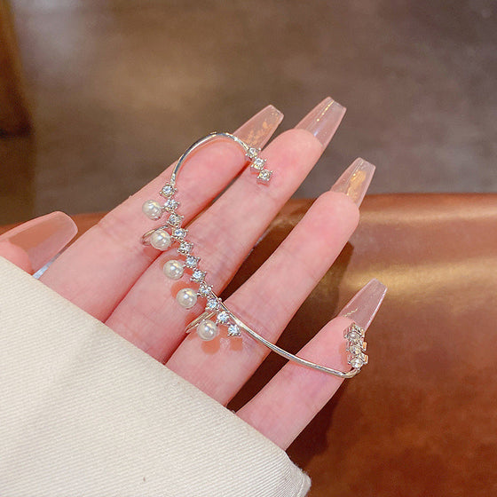 Ohrknochen Clip auf Manschette Ohrring