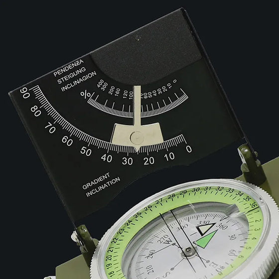 Multifunktionaler Militärkompass für Peilung und Navigation