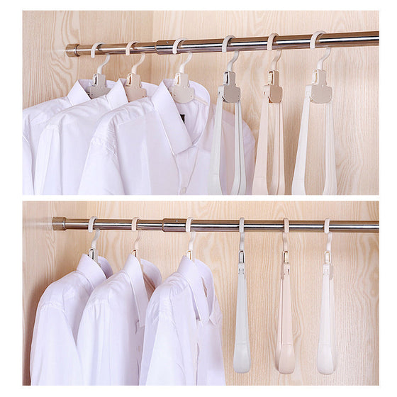 Faltbarer Reise-Kleiderständer aus Kunststoff