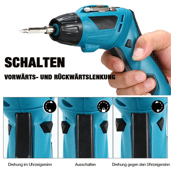 Multifunktionale wiederaufladbare elektrische Mini-Handbohrmaschine