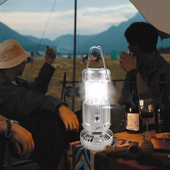 6 in 1 Tragbare Solar LED Camping Laterne