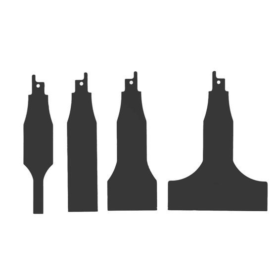 Schaber für Säbelsägen (4 Stück)