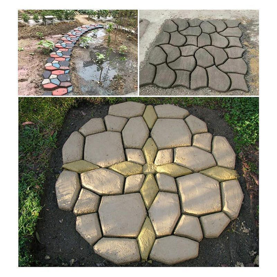 DIY Pflastern Form（36 x 36cm/45x 40cm）