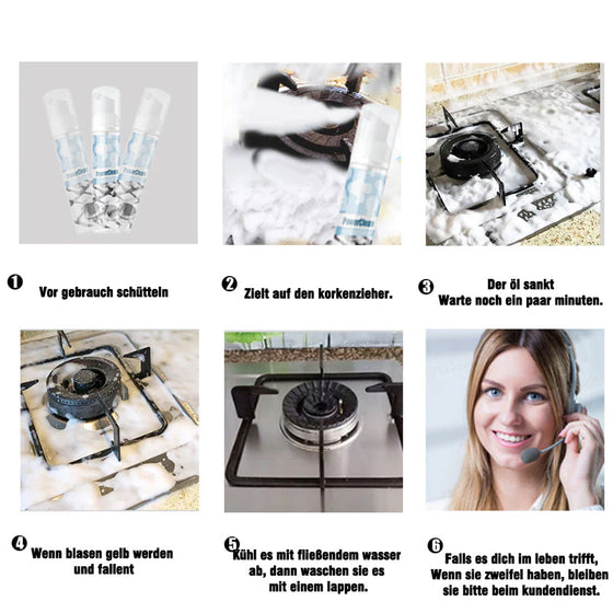 Schaum, reinigungsmittel