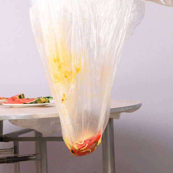 Selbstschließende runde Einwegtischdecken für Camping & Feste