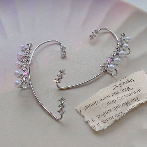 Ohrknochen Clip auf Manschette Ohrring