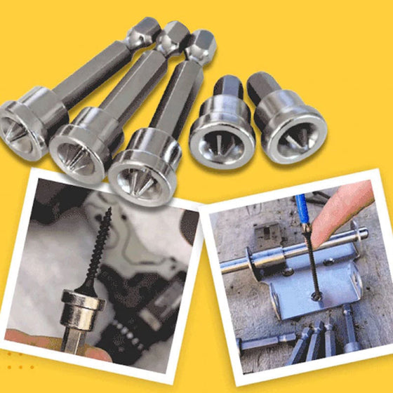 Magnetische Positionierschraubendreher-Bits (5 Stück)