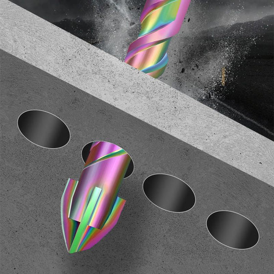 4-teiliges professionelles Titan-Bohrer-Set