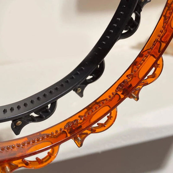 Haarband mit Ponyclip