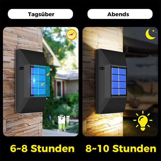 Garten-Wanddekorationsleuchten für den Außenbereich (2 Stück)