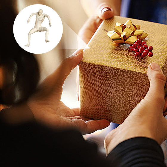 "Erschrockene" Charakter-Wandskulptur-Kletterer