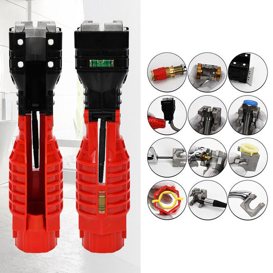 Werkzeuge für den Austausch von Wasserhähnen