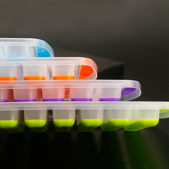 Langer zylindrischer Eiskasten