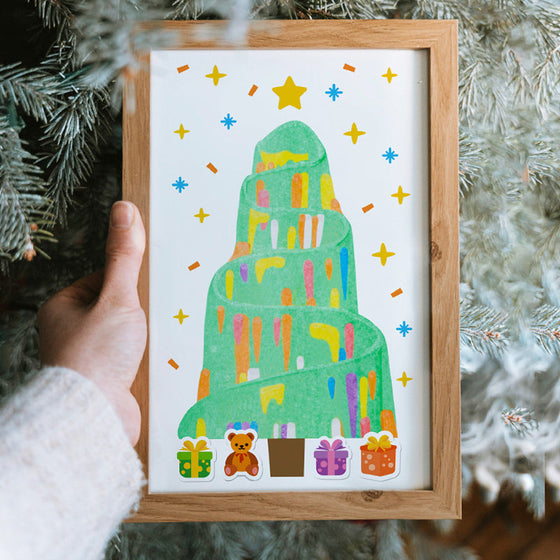 Kreatives Rainbow Scratch Art Postkartenset für Kinder