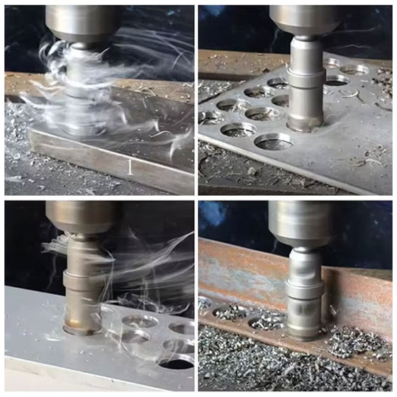 Hartmetall-Edelstahl Lochsägen-Set