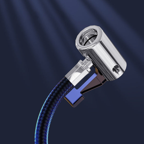 Tragbare Luftpumpe mit Digitalanzeige