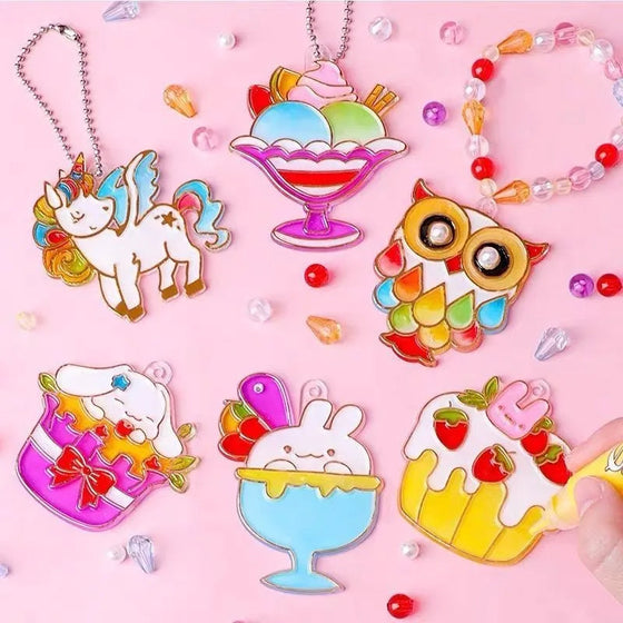 DIY Kristallfarben-Kunst- und Bastelset