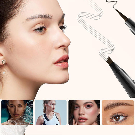 Natural Color Split Flüssiger Augenbrauenstift mit zwei Enden