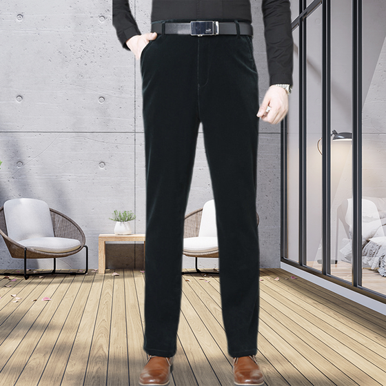 Jogginghose aus Cord mit geradem Bein