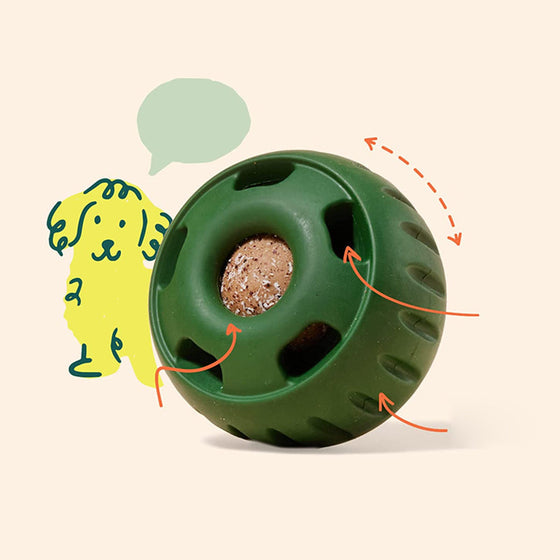 Ausstopfbares Slow-Food-Spielzeug für Hunde