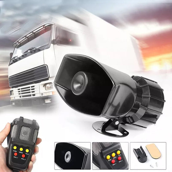 Autohupe mit Mikrofon