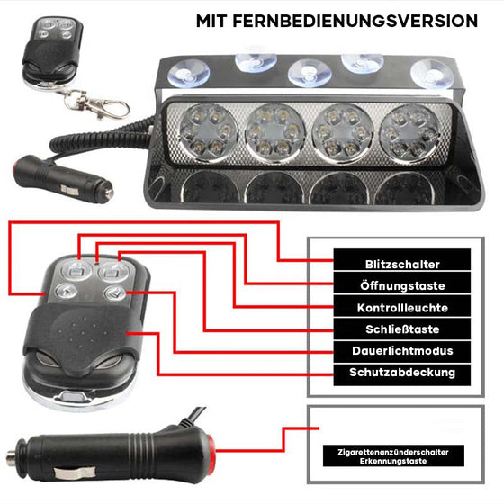 LED-Auto-Stroboskop-Notlicht