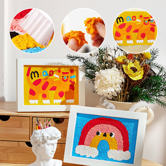 Pulp Poking Texture Painting DIY handgemachtes Spielzeug