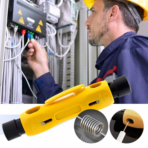 Abisolierzange für Koaxialkabel