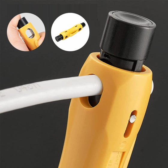 Abisolierzange für Koaxialkabel