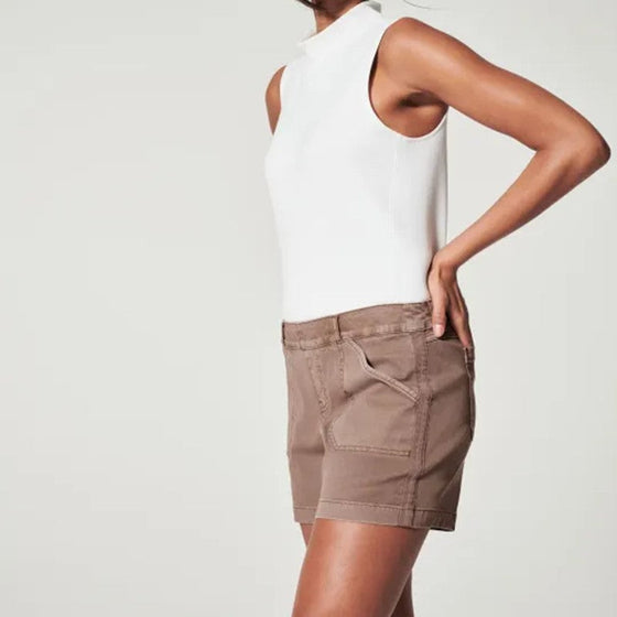Stretch-Twill-Shorts für Damen