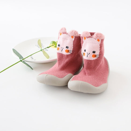 Cartoon-Tier-Kleinkind-Schuh-Socken
