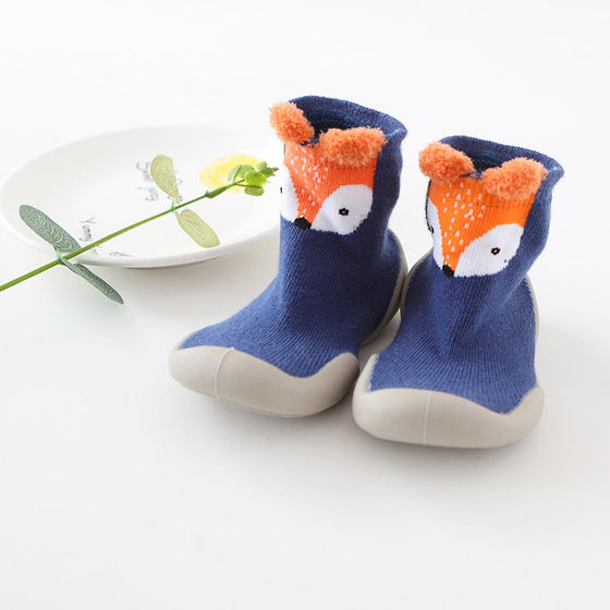 Cartoon-Tier-Kleinkind-Schuh-Socken