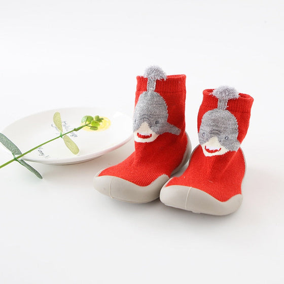 Cartoon-Tier-Kleinkind-Schuh-Socken