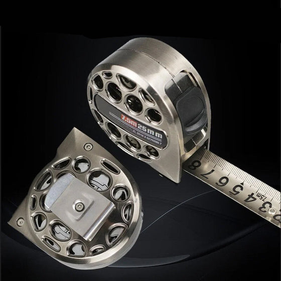 Stainless Steel Anti-corrosion Retractable Metric Ruler